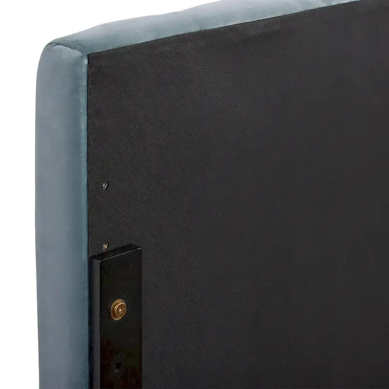 Tête de lit capitonnée en velours Helena King Size de CorLiving