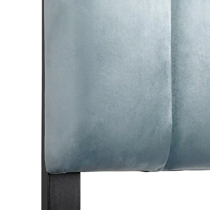 Tête de lit capitonnée en velours Helena King Size de CorLiving