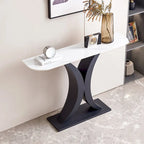 Console moderne, Design aux formes exquises, Cadre en métal avec patins réglables pour entrée