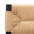 Lot de 2 chaises de salle à manger en rotin, tissées naturelles, 40,6 cm L x 53,3 cm P x 86,4 cm H