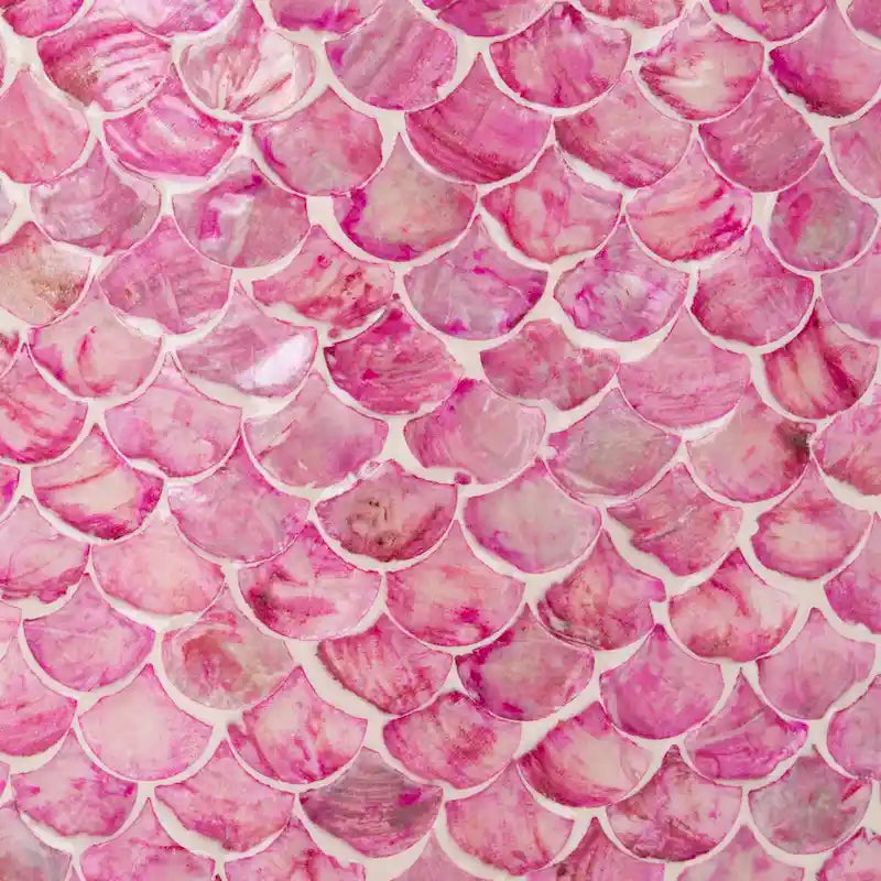 Table d'appoint accent rose foncé ronde, 35,5 cm L x 50,8 cm H, Décoration de salon moderne