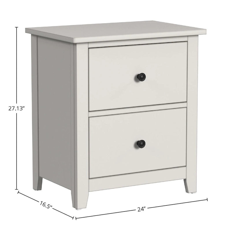 Table de chevet en bambou avec 2 tiroirs de rangement, design cannelé, table d'appoint de chambre à coucher