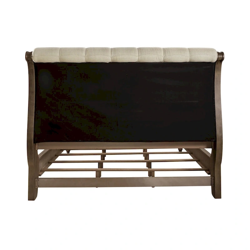 Ensemble de chambre à coucher Americana Farmhouse avec lit traîneau, commode et miroir