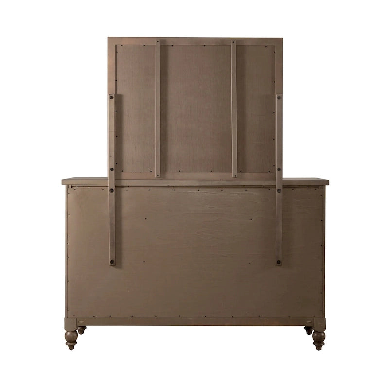 Ensemble de chambre à coucher Americana Farmhouse avec lit traîneau, commode et miroir