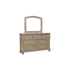 Ensemble de chambre Donald 3 pièces moderne gris avec lit traîneau plateforme et rangement