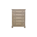 Ensemble de chambre Donald 3 pièces moderne gris avec lit traîneau plateforme et rangement