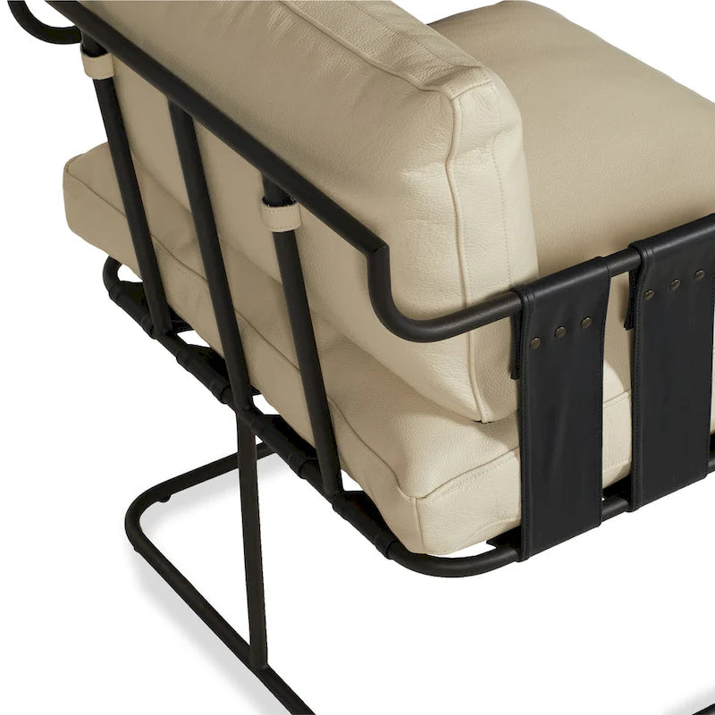 Fauteuil d'appoint en cuir Morodo Classic Home