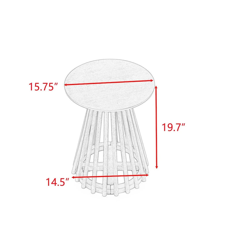 Ensemble table à manger ronde avec chaises Parsons en similicuir blanc, plusieurs options de pièces