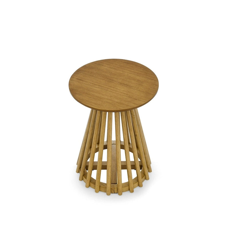 Ensemble table à manger ronde avec chaises Parsons en similicuir blanc, plusieurs options de pièces