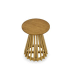 Ensemble table à manger ronde avec chaises Parsons en similicuir blanc, plusieurs options de pièces