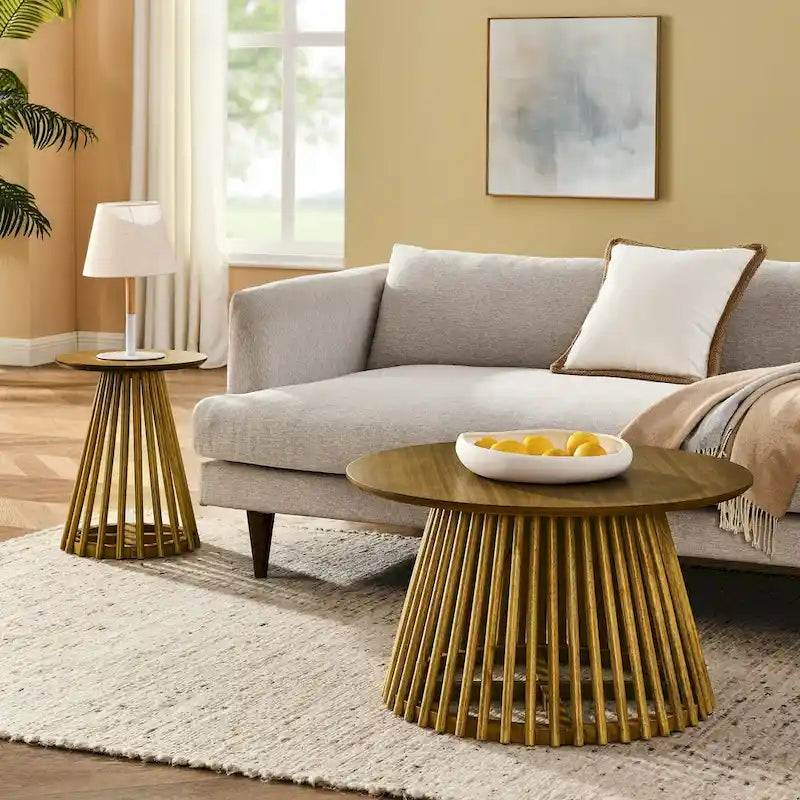 Ensemble table à manger ronde avec chaises Parsons en similicuir blanc, plusieurs options de pièces