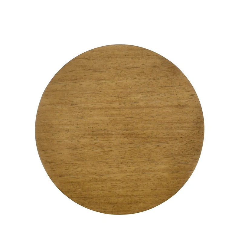 Ensemble table à manger ronde avec chaises Parsons en similicuir blanc, plusieurs options de pièces