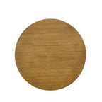 Ensemble table à manger ronde avec chaises Parsons en similicuir blanc, plusieurs options de pièces