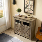 Meuble de rangement 2 portes grand buffet enfilade