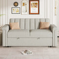 Canapé convertible capitonné avec couchage escamotable