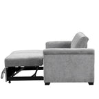 Canapé convertible capitonné avec couchage escamotable
