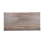 Ensemble de 2 tables basses et d'appoint avec rangement Conner Rustic en noyer foncé et acier de Furniture of America