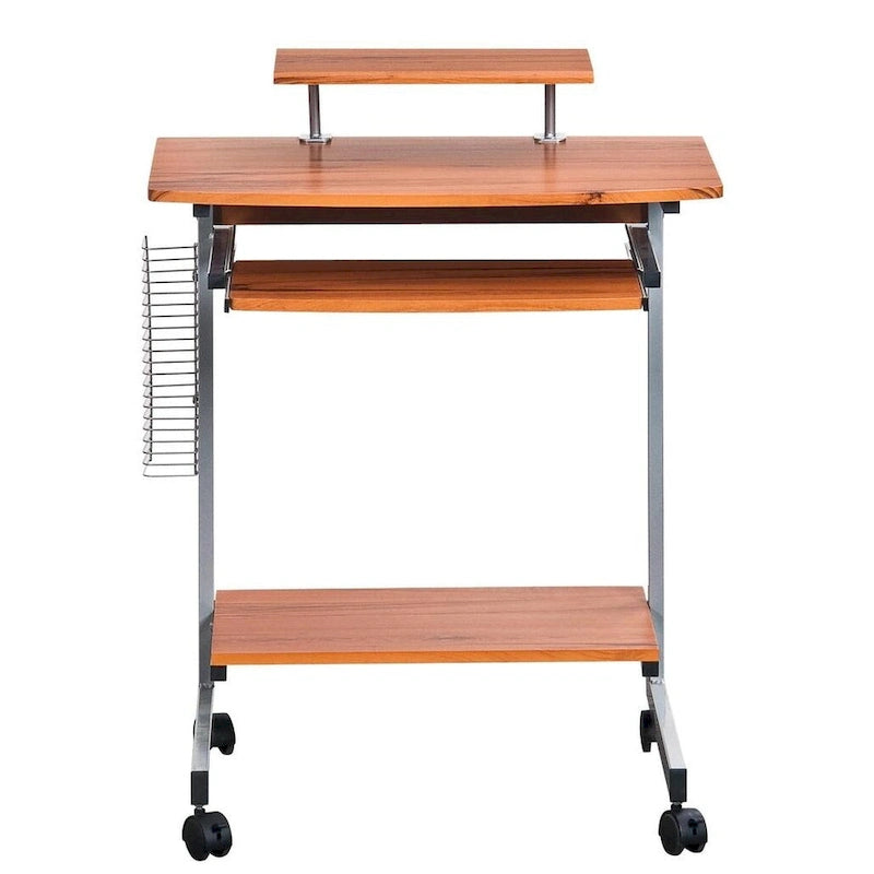 Bureau d'ordinateur compact et ergonomique