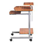 Bureau d'ordinateur compact et ergonomique