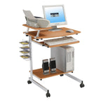 Bureau d'ordinateur compact et ergonomique