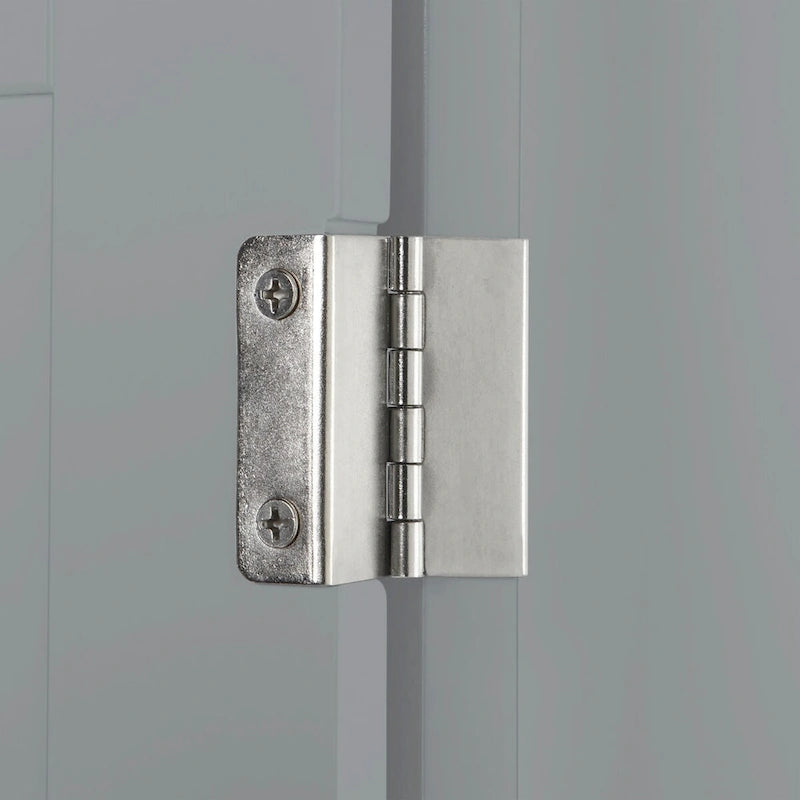 Armoire de rangement à deux portes RiverRidge Somerset avec tiroir et étagère réglable pour salle de bain et buanderie - Gris - N/A