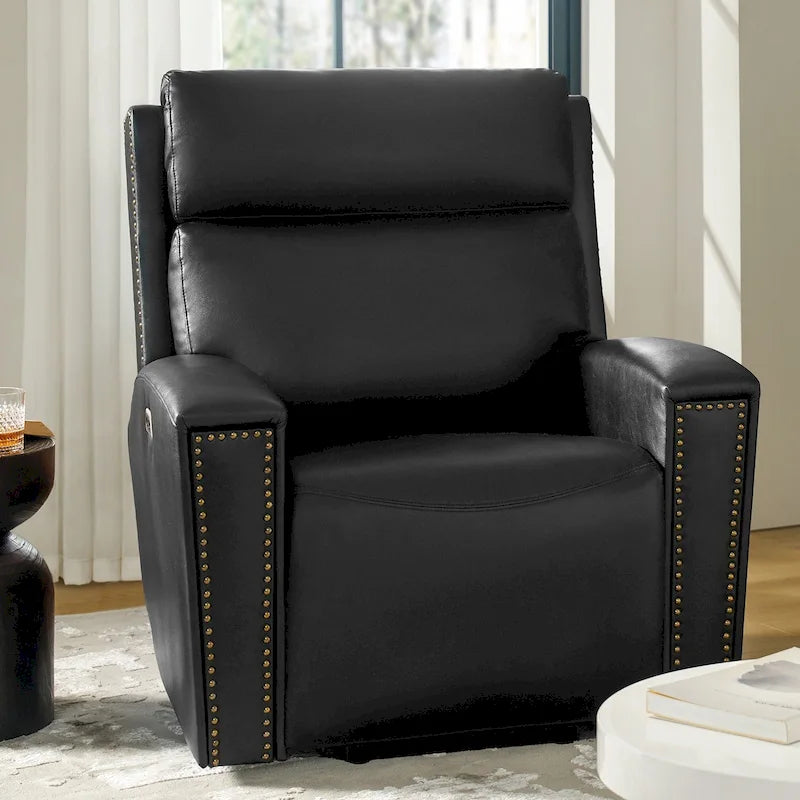 Fauteuil inclinable releveur avec massage, chauffage et ports de charge, design moderne